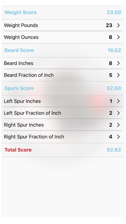 Turkey Score Calculator Turkey Hunting App