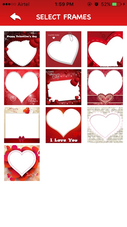 Valentine Day Photo Frames Insta Collage