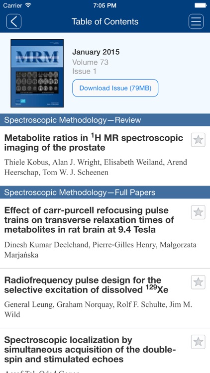 Magnetic Resonance in Medicine