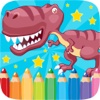 Dino Coloring Book Drawing for Kid Games