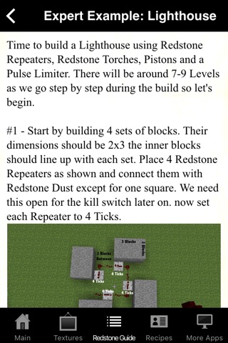 Textures & Redstone for Minecraft - Texture Packs and Redstone Guide screenshot 3
