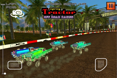 Spray Tractor Offroad Racing screenshot 3