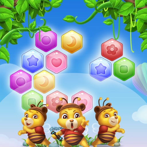 Honey Jam : Tetra Puzzle Free Game icon