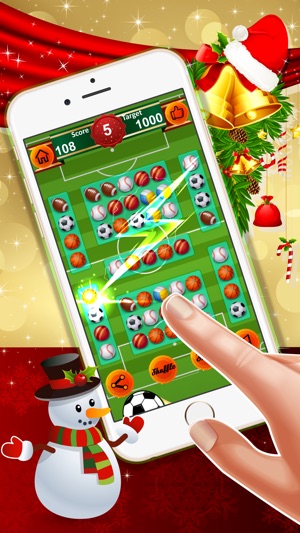 Ball Match 3 : - Awesome matching game for Christmas season (圖2)-速報App