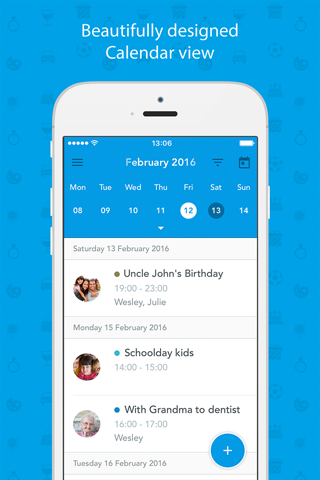 Dayhaps shared calendar screenshot 2