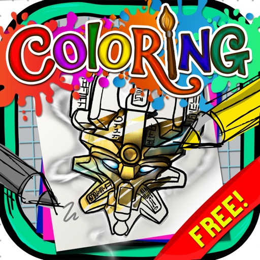 Coloring Book : Painting Pictures Lego Bionicle Cartoon Free Edition