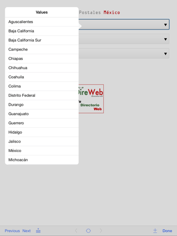 Códigos Postales México - náhled