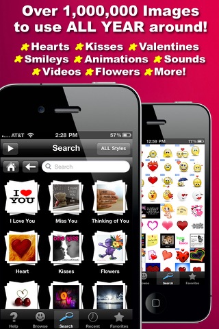 Love Messenger - Romantic Messages for MMS, Text Message, Email and Facebook screenshot 2