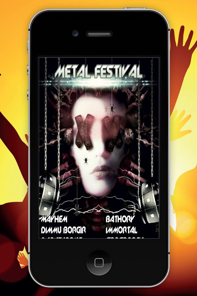 My Festival - Create Fake Music Festival Posters screenshot 3