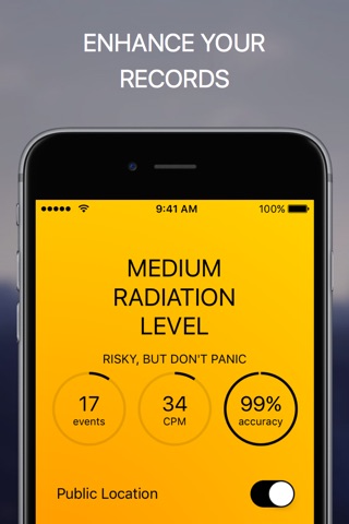 Ray Detect - real gamma-radiation and X-ray detector screenshot 2