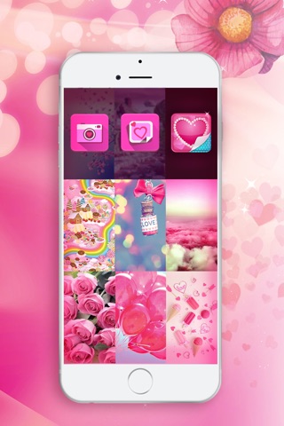Cute Pink Wallpapers for Girls – Fancy Edition of Backgrounds for Home and Lock Screen screenshot 2