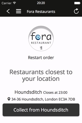 Fora Restaurants screenshot 2