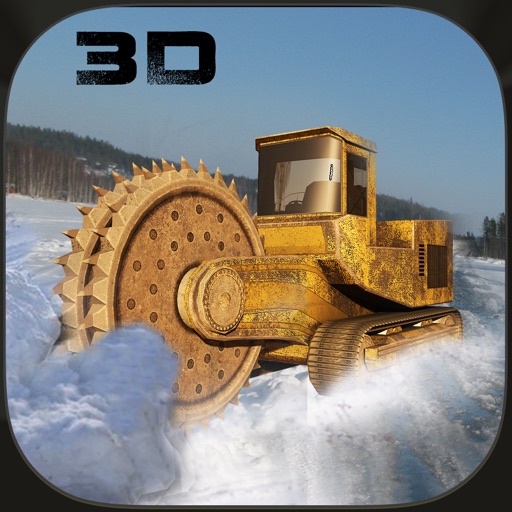 Snow Plow Rescue Dump Truck Driver 3D Icon