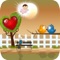 This is a bird kissing game…