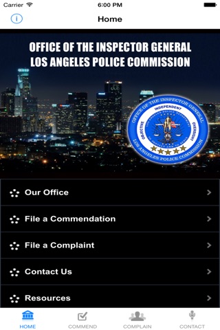 OIG City of Los Angeles screenshot 3