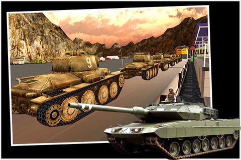 Military Tank Transport Train screenshot 2
