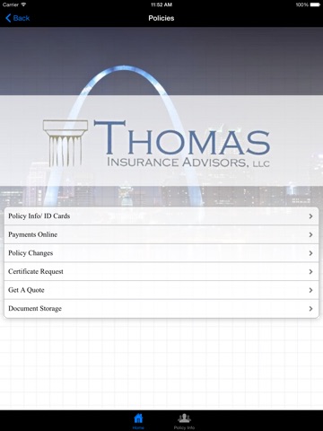 Thomas Insurance Advisors HD screenshot 2