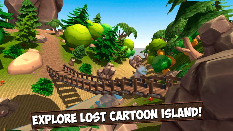 Cartoon Island Survival Simulator 3D