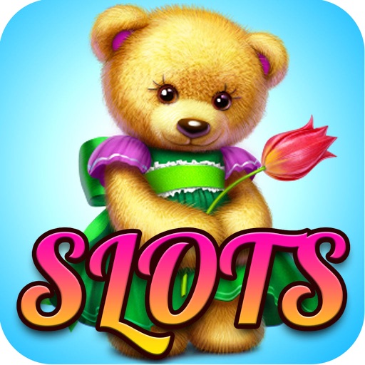 Teddy Bear Casino Slots Machine Icon