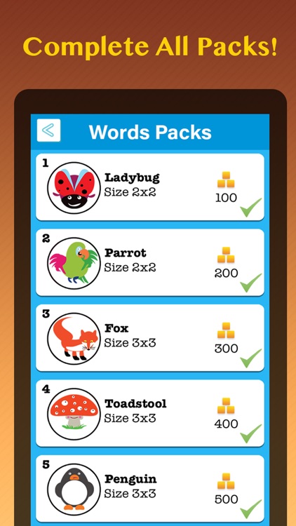 WordsCup - Word brain puzzle game