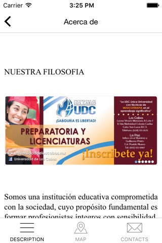 Universidad de Los Cabos screenshot 2