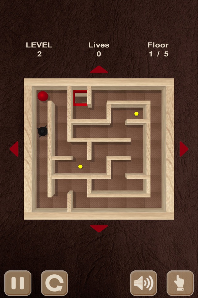 Roll the ball. Labyrinth box screenshot 2