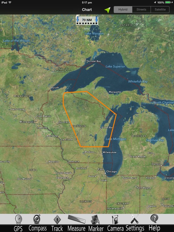 Wisconsin Lakes GPS Charts Pro screenshot-3