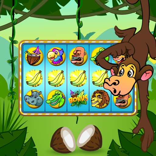 Monkey Slot Machine Mania Free Icon