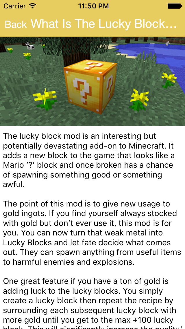Lucky Block Mod For Minecraft With Multiplayer Servers Maps Seeds Mods Apprecs