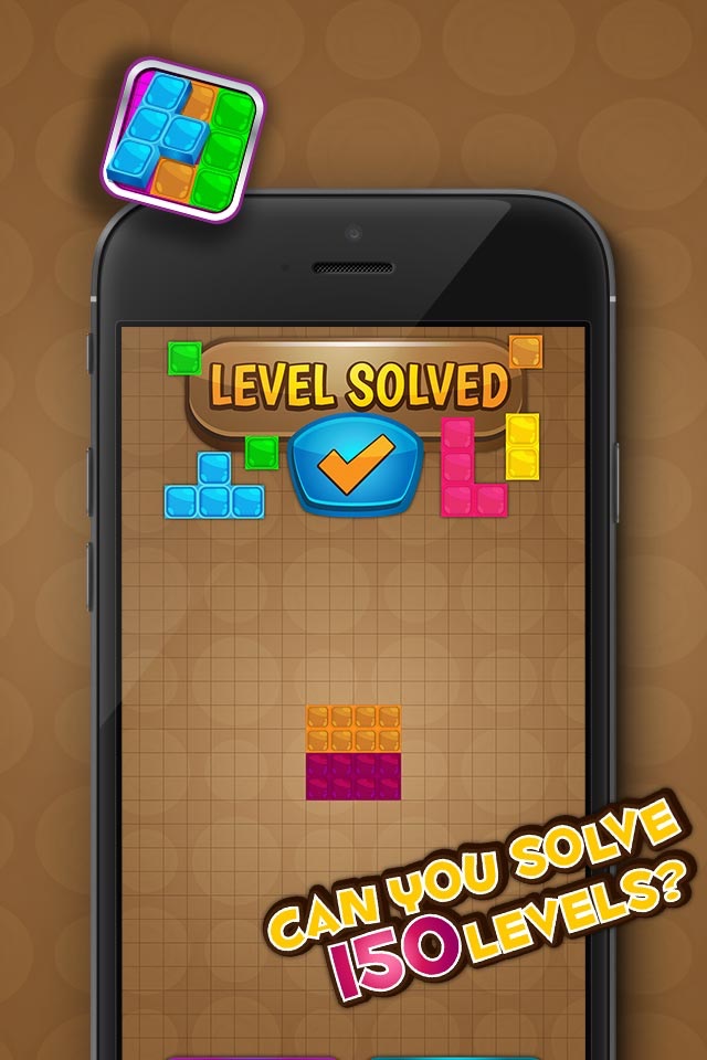 Sliding Block Puzzle – Best Logic Board Game with Colorful Tangram Blocks screenshot 3
