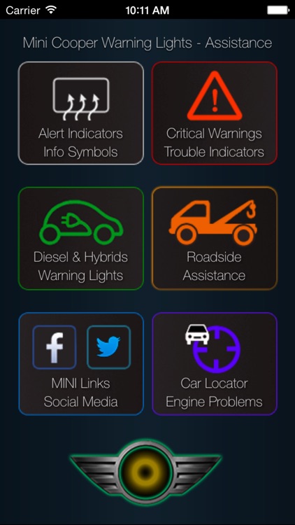 App for Mini Cooper warning lights and Mini Cooper problems