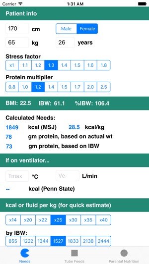 TPN and Tube Feeding - Nutricalc for RDs(圖1)-速報App