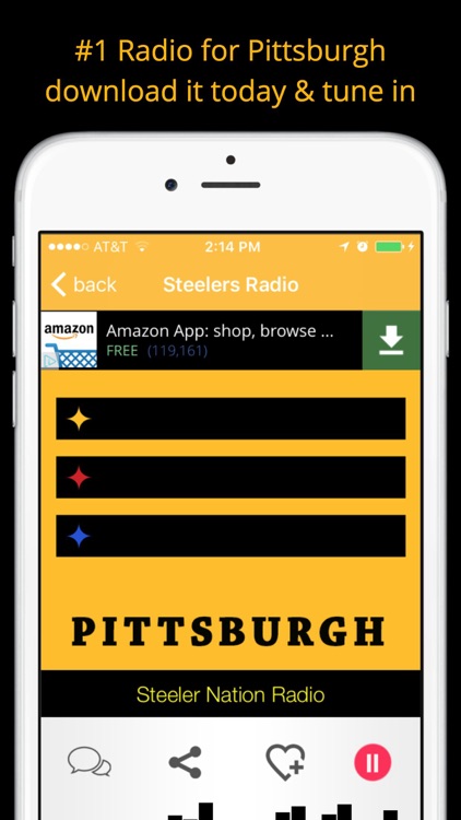 Pittsburgh GameDay Radio for Steelers Pirates Pens screenshot-3