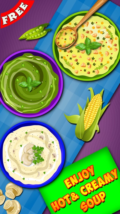 Soup Maker : free Girls Kids fun Cooking game for pizza,burger & sandwich lovers screenshot-4