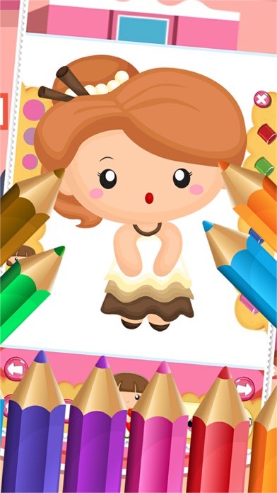 LITTLE PRINCESS FOOD COLORING WORLD DRAWING STORY KIDS GAME HỌC TẬP LITTLE PRINCESS FOOD COLORING WORLD DRAWING STORY KIDS GAME