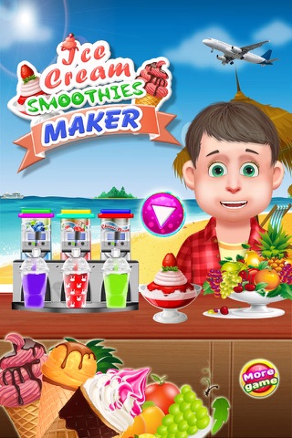 IceCream Smoothies Maker cooking game for gils screenshot 4
