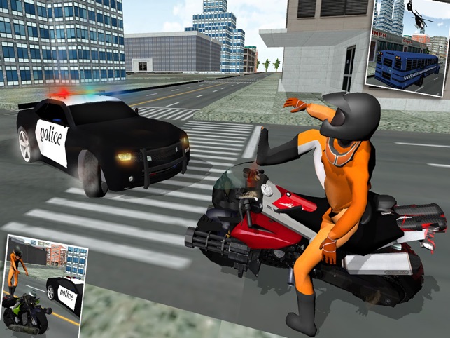 Prison Escape Traffic Police Chase Motorbike Rider On The App Store - epic motorcycle police chase in jailbreak roblox jail