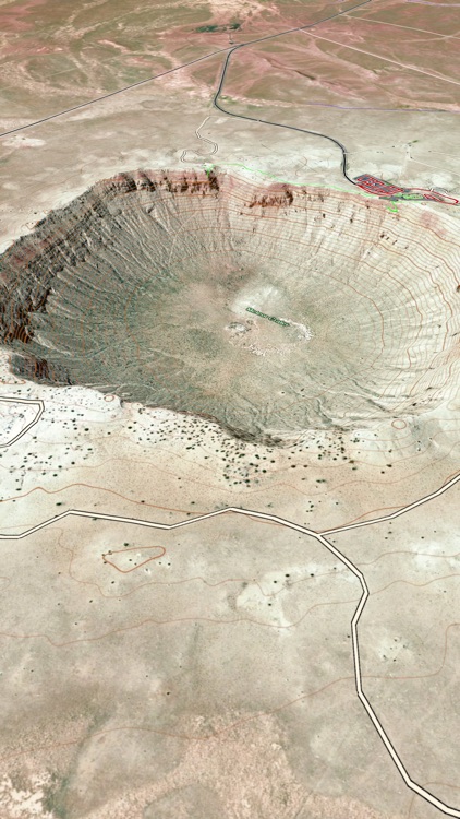 Scenic Map Grand Canyon