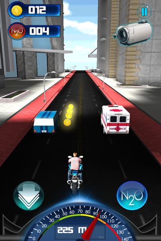Moto Racing 3D-city car racing racer game screenshot 3