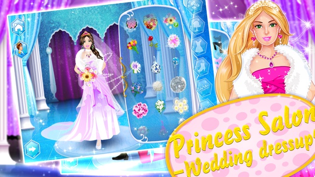 Princess Salon-Wedding dressup4