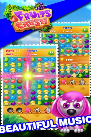 Farm Fruits Mania Bubble- Popular fruits or candy time killer casual game screenshot 4