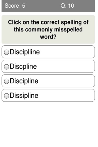 Spelling Revision Quiz screenshot 2