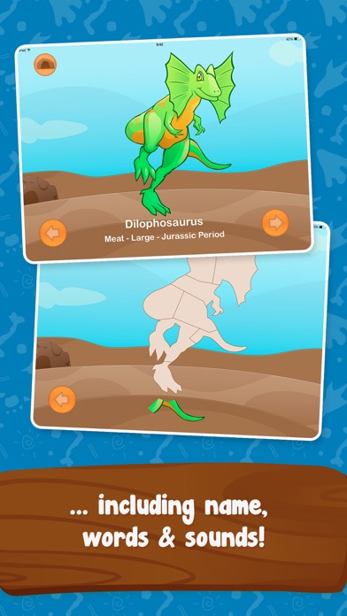 Dinosaur Builder - Preschool and Kindergarten Educational Dino Learning Shape Puzzle Adventure Game for Toddler Kids Explorers Screenshot 3