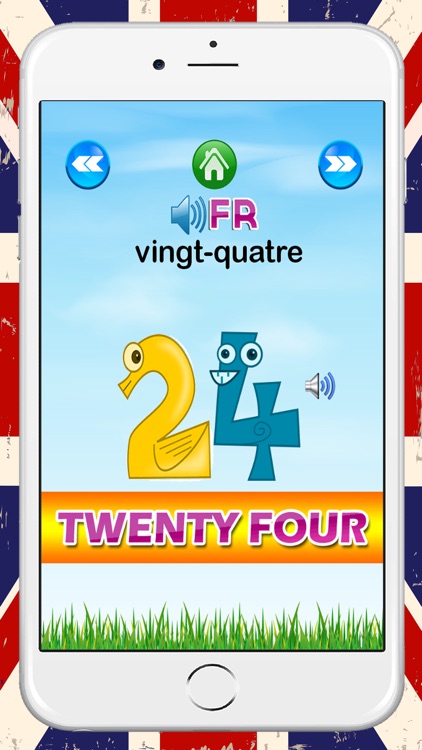 Learn English to French Number 1 to 100 Free : Bilingual for Kindergarten and Preschool