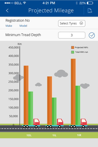 Goodyear TireTrack Lite screenshot 3