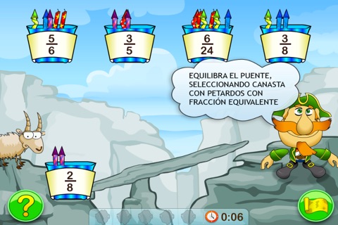 Fractions. Smart Pirates screenshot 2