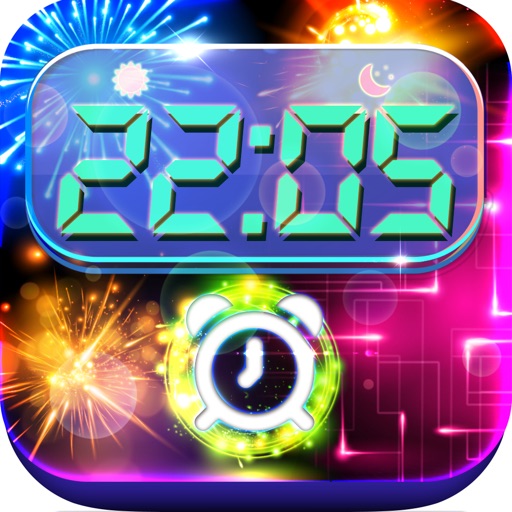 iClock – Firework : Alarm Clock Wallpapers , Frames & Quotes Maker For Pro