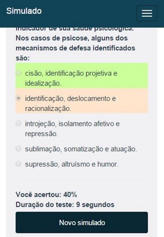 Psicologia: Concurso screenshot 3