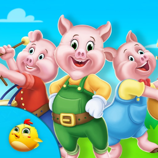 Three Little Pigs Fairy Tale Icon