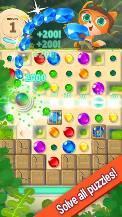 Gems Crush - 3 match puzzle blast game